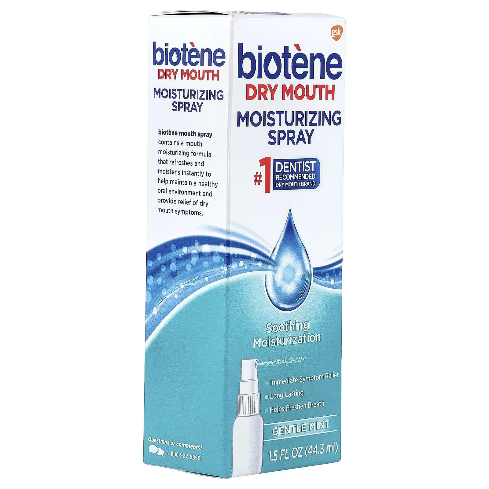 Foto 5 pulgar | Spray Hidratante Bucal Biotene Dry Mouth Gentle Mint  45 Ml - Venta Internacional.