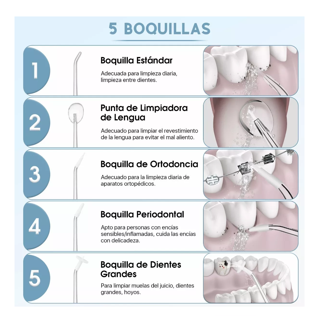 Foto 3 pulgar | Irrigador Bucal Belug Recargable