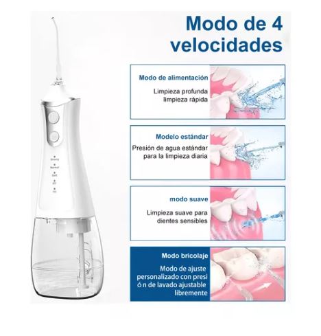 Foto 4 pulgar | Irrigador Bucal Portátil Wünd con 5 Puntas