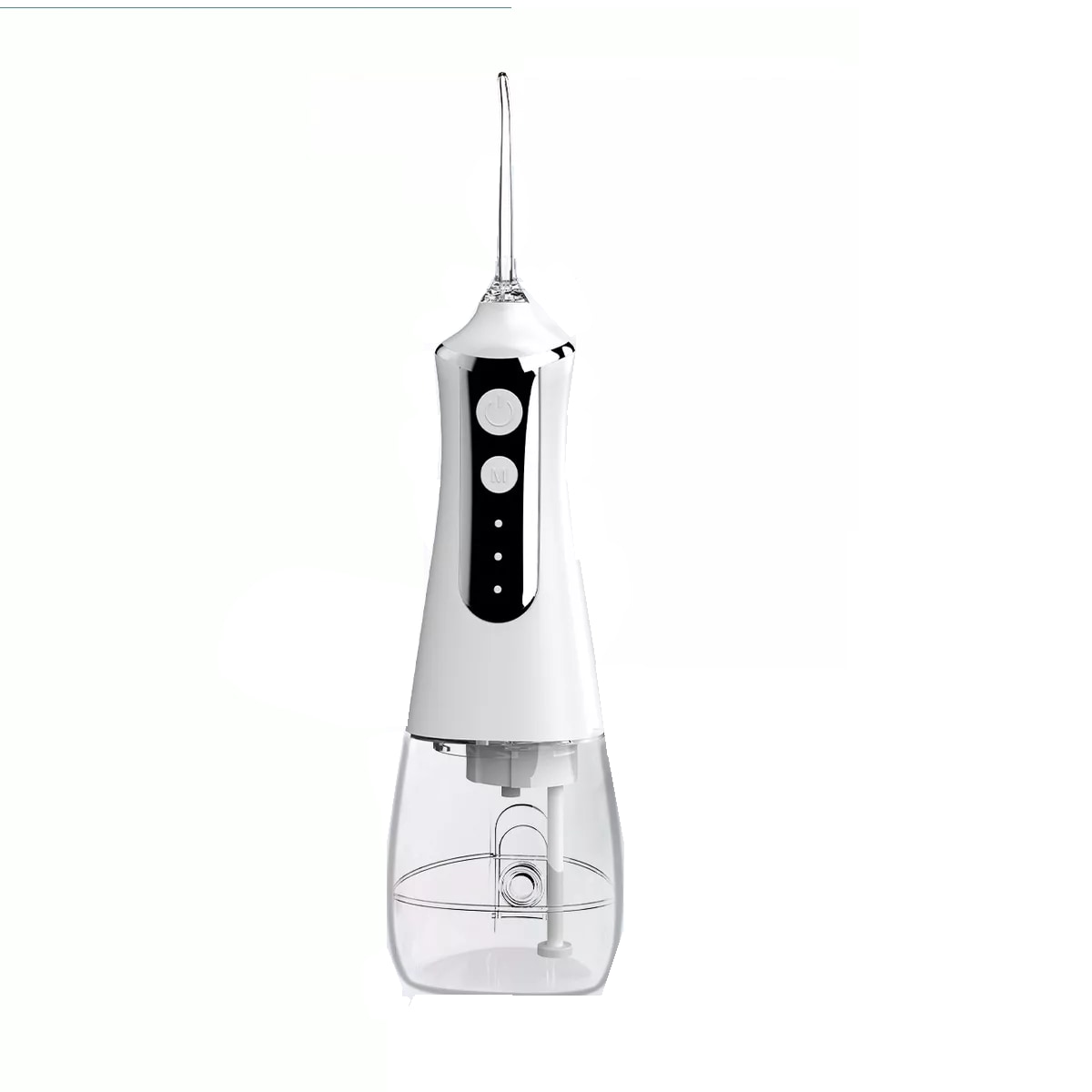 Irrigador Bucal Limpiador Dientes Eléctrico Con 5 Boquillas Eo Safe Imports Esi-11415  Blanco $979