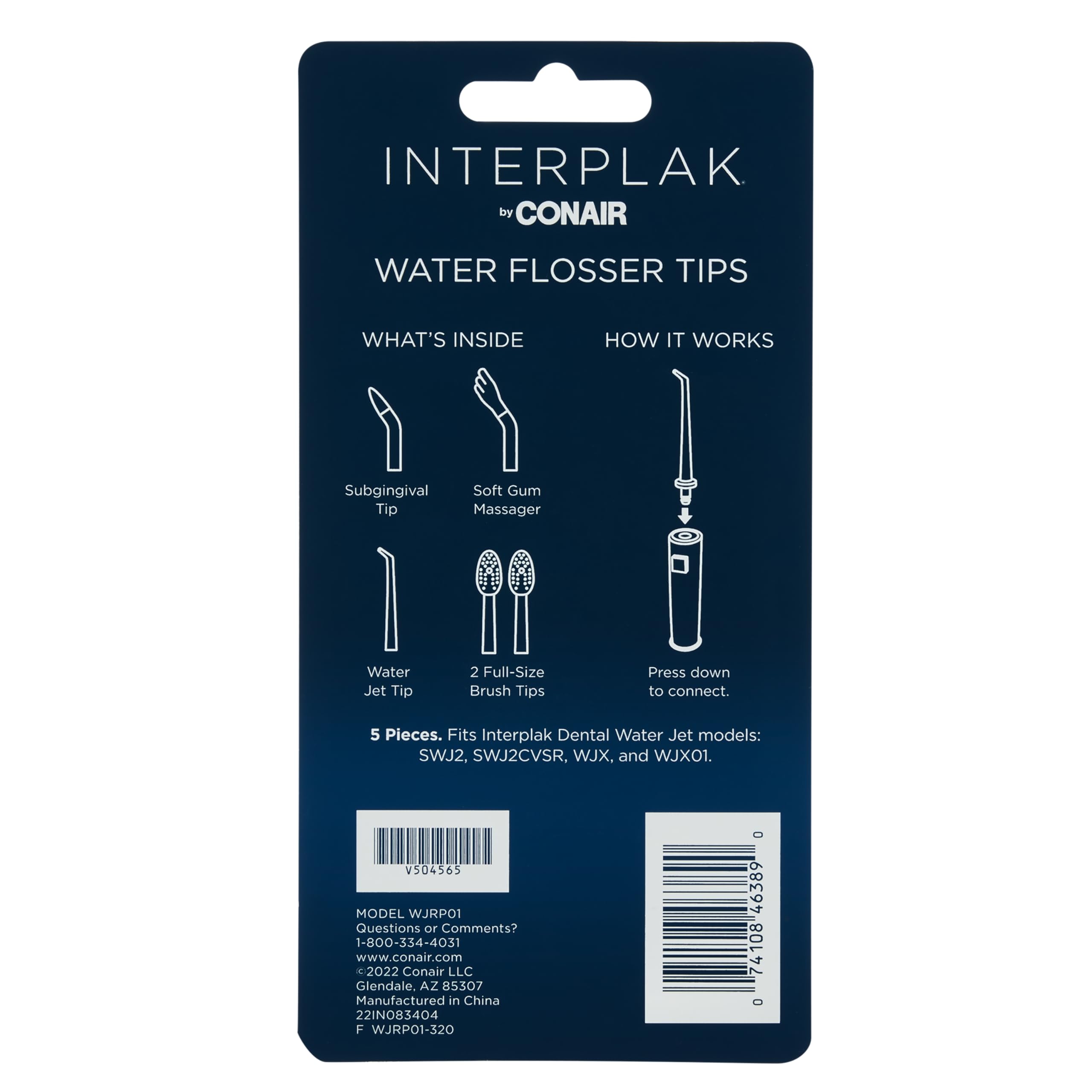 Foto 4 pulgar | Cabezales De Repuesto Para Hilo Dental Interplak De Conair, Paquete De 2 - Venta Internacional.