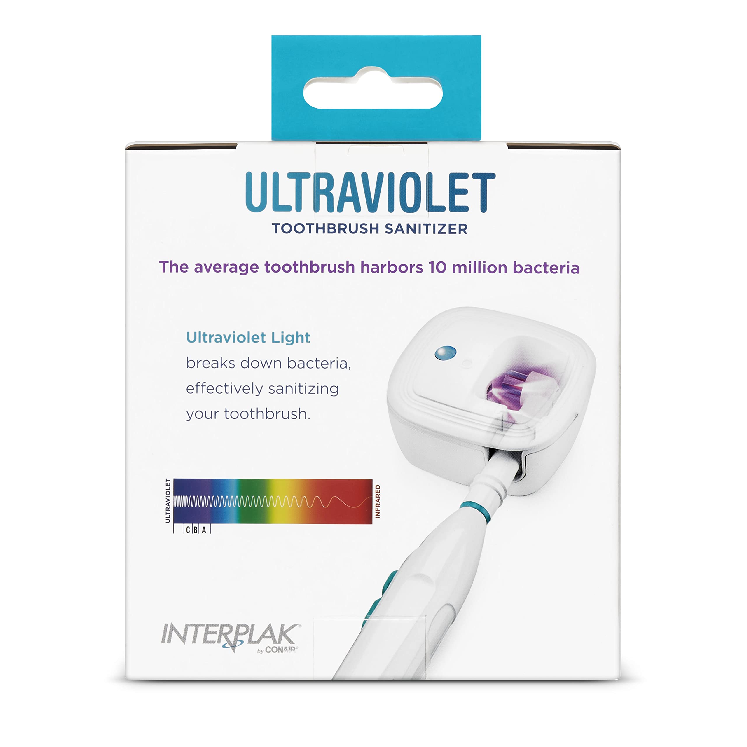 Foto 3 | El Desinfectante Uv Para Cepillos De Dientes Interplak De Conair Mata El 99,9% De Las Bacterias - Venta Internacional.