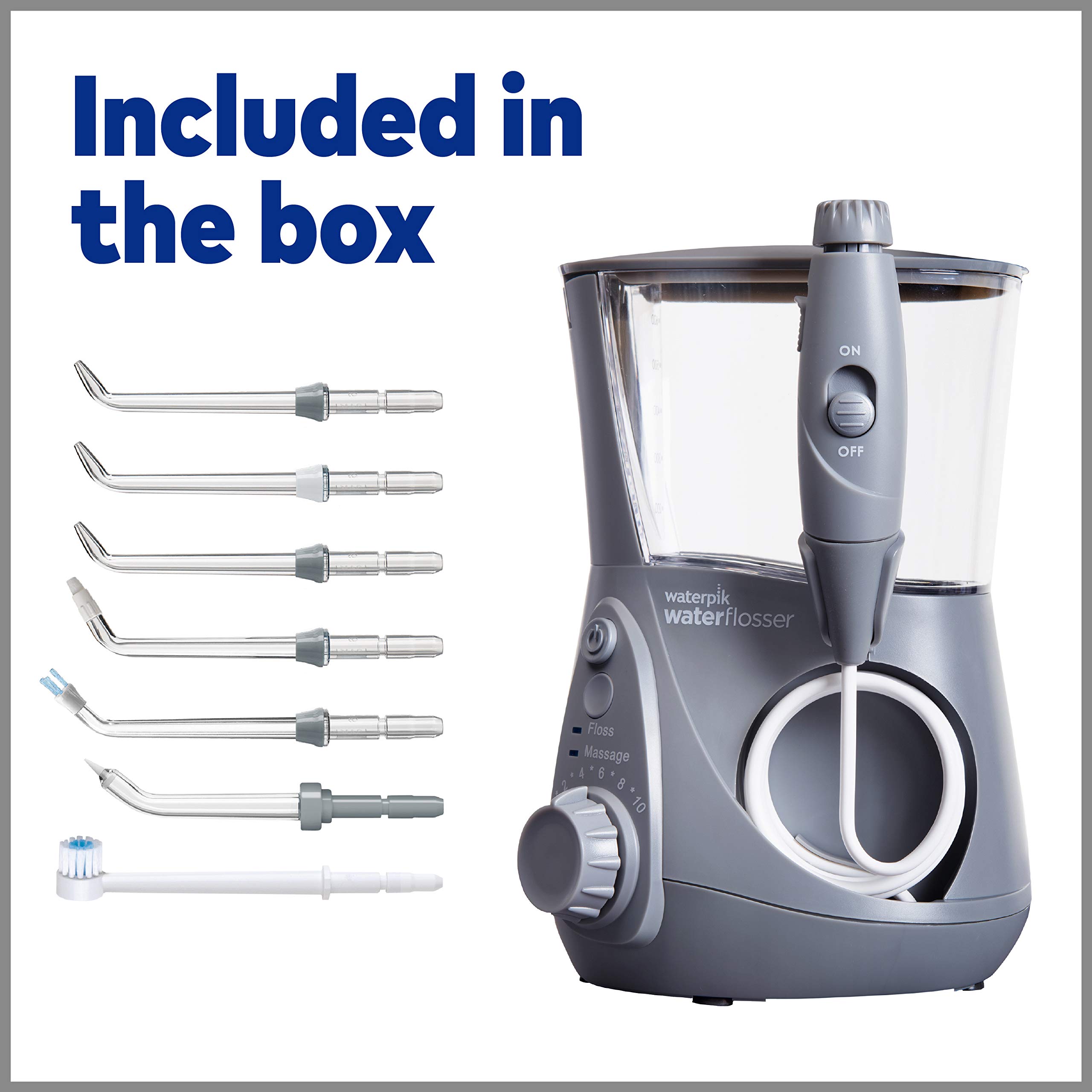 Foto 6 pulgar | Hilo Dental Waterpik Aquarius Professional Grey Wp-667 - Venta Internacional.