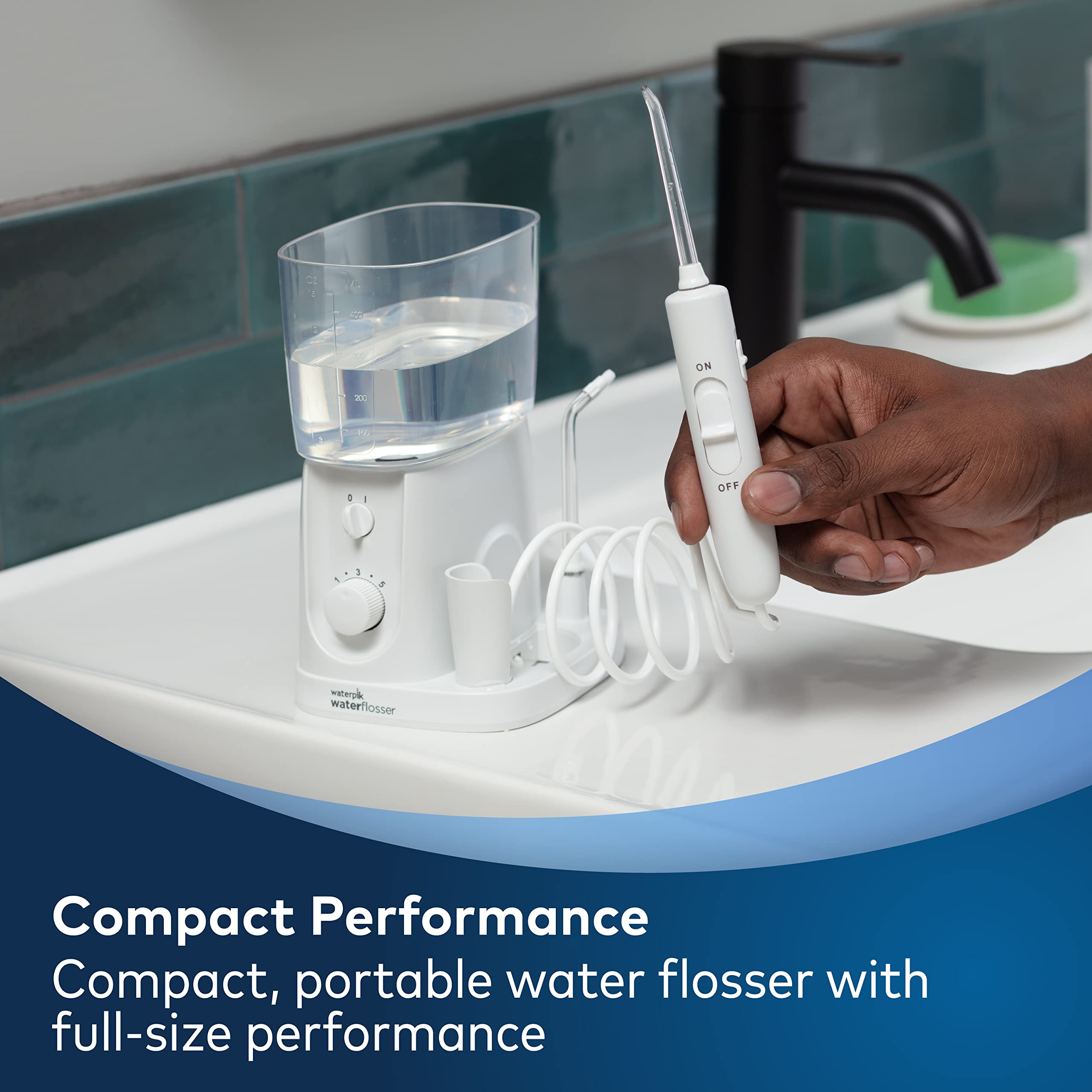 Foto 4 pulgar | Flosser Waterpik Nano Plus Portátil Eléctrico Blanco - Venta Internacional.