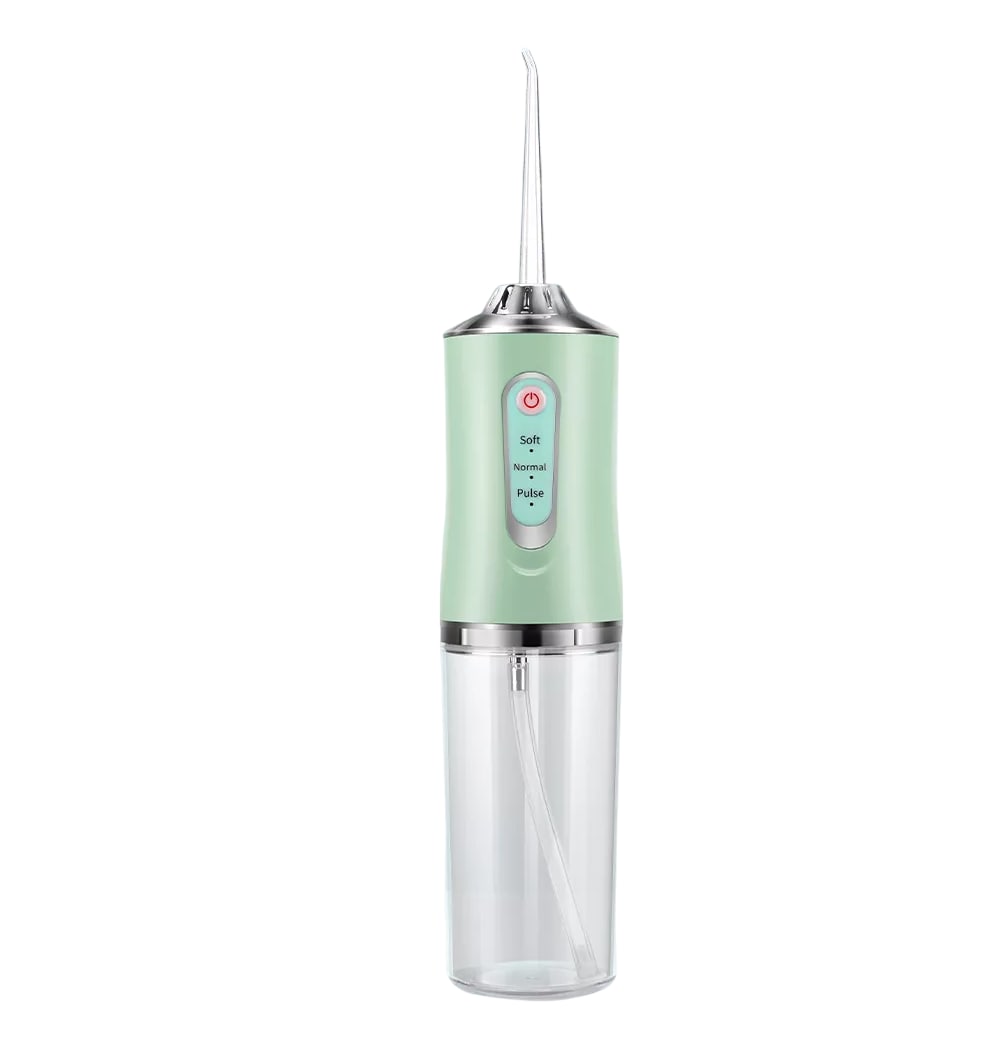Irrigador Bucal Limpiador Dientes Eléctrico Con 8 Boquillas Verde $542