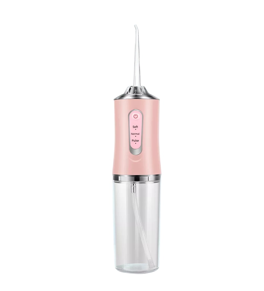 Irrigador Bucal Limpiador De Dientes Eléctrico Con 8 Boquillas Rosa $539