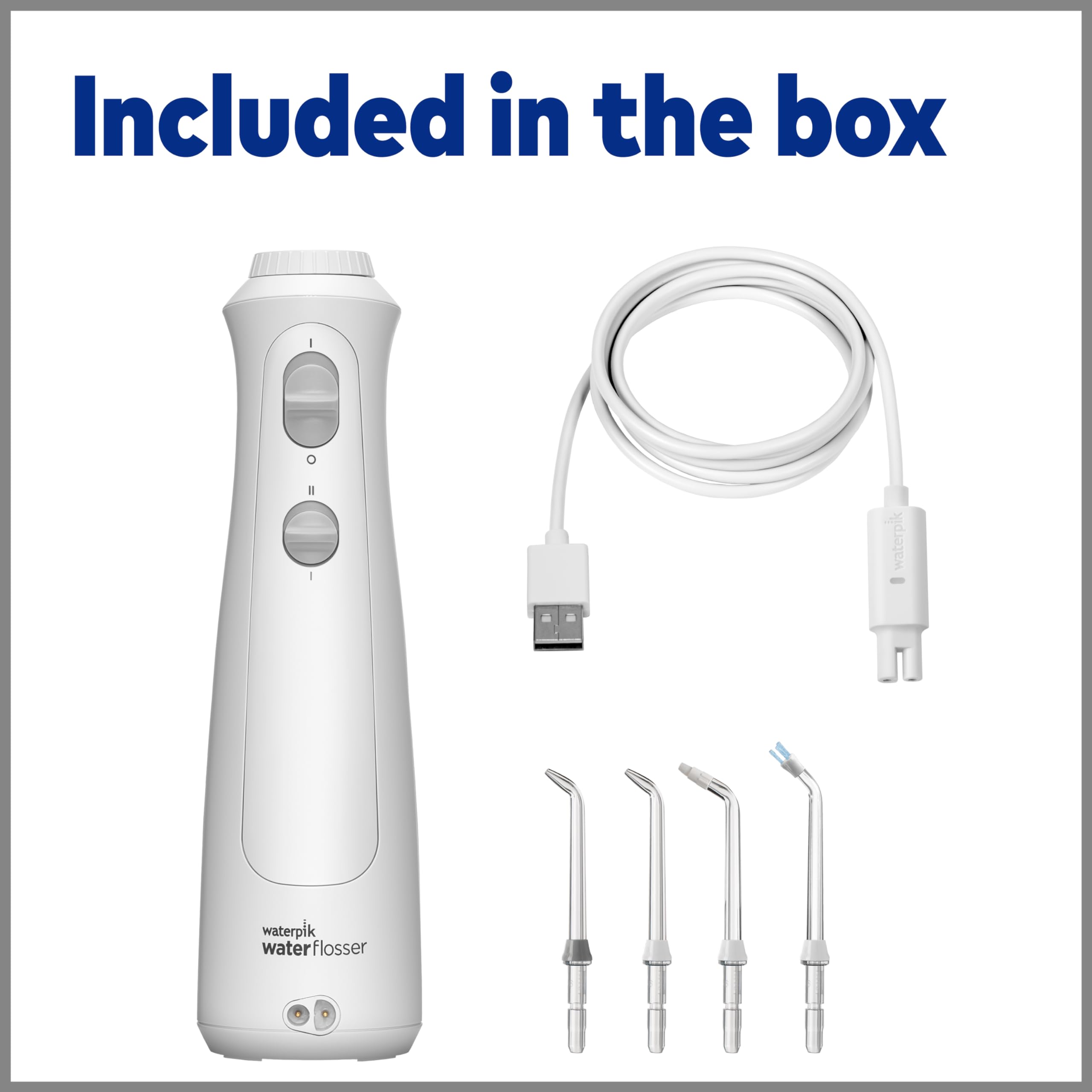 Foto 7 pulgar | Water Flosser Waterpik Inalámbrico Pearl Recargable Wf-13 Blanco - Venta Internacional.