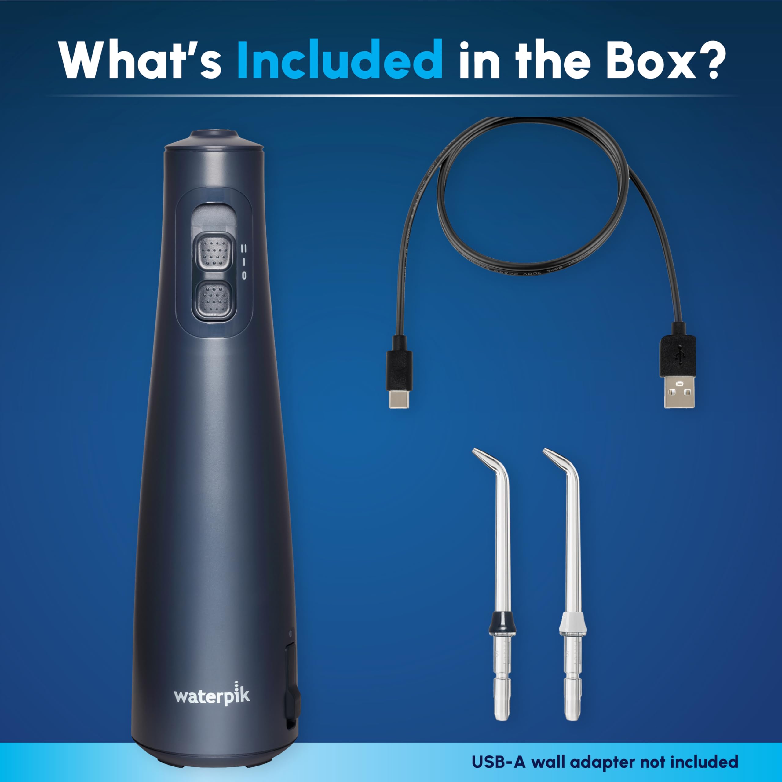 Foto 4 | Water Flosser Waterpik Wireless Pulse Recargable Wf-20 Azul - Venta Internacional.