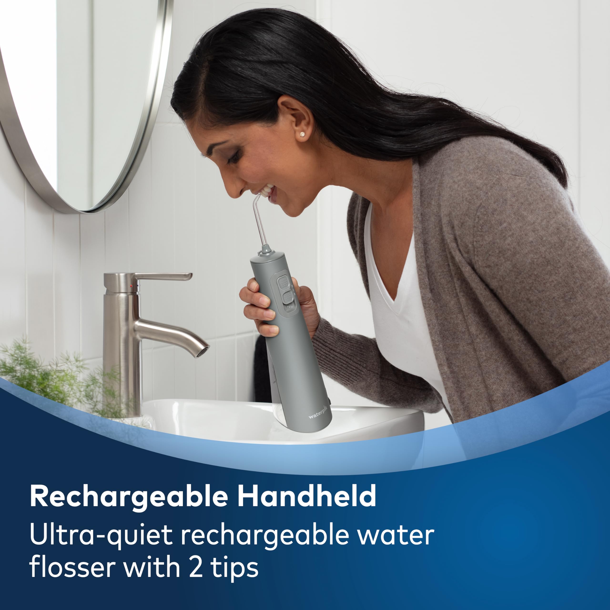 Foto 2 | Limpiador de agua  Waterpik Recargable Wf-20 Gris - Venta Internacional
