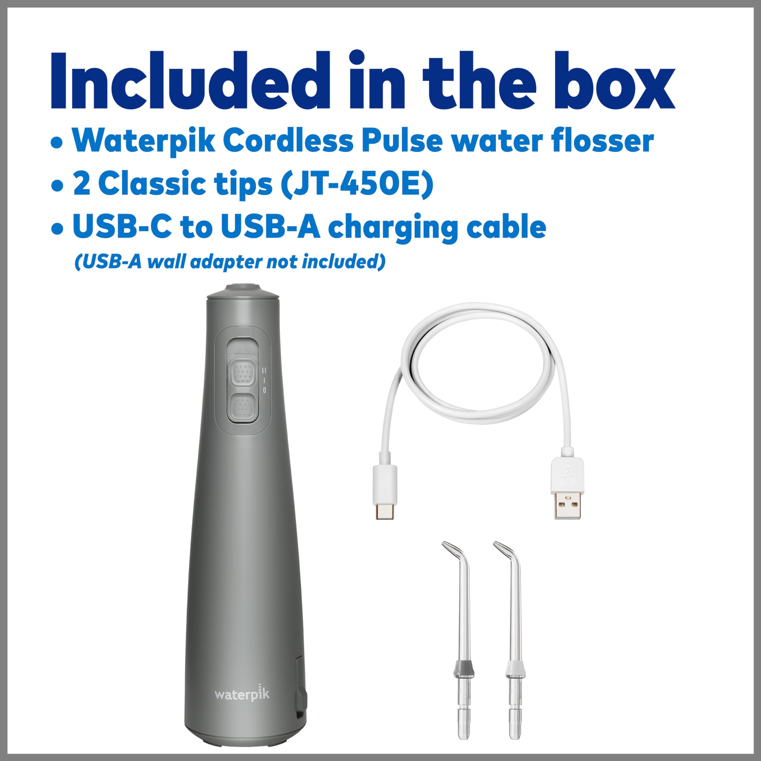 Foto 7 pulgar | Limpiador de agua  Waterpik Recargable Wf-20 Gris - Venta Internacional