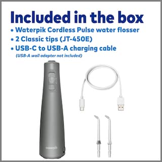 Foto 6 | Limpiador de agua Waterpik Recargable Wf-20 Gris - Venta Internacional