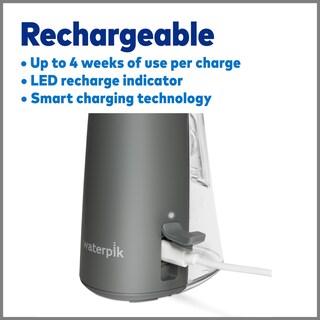 Foto 7 | Limpiador de agua Waterpik Recargable Wf-20 Gris - Venta Internacional