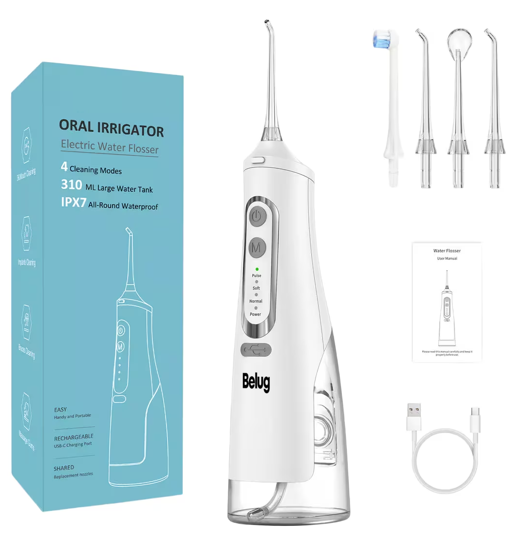 Foto 5 pulgar | Limpiador Oral Fácil De Transportar 310 Ml Usb, Belug  Blanco