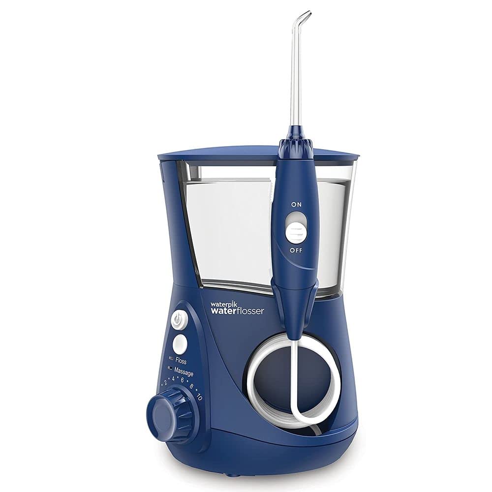 Water Flosser Waterpik Aquarius, Diseño Profesional, Azul - Venta Internacional.