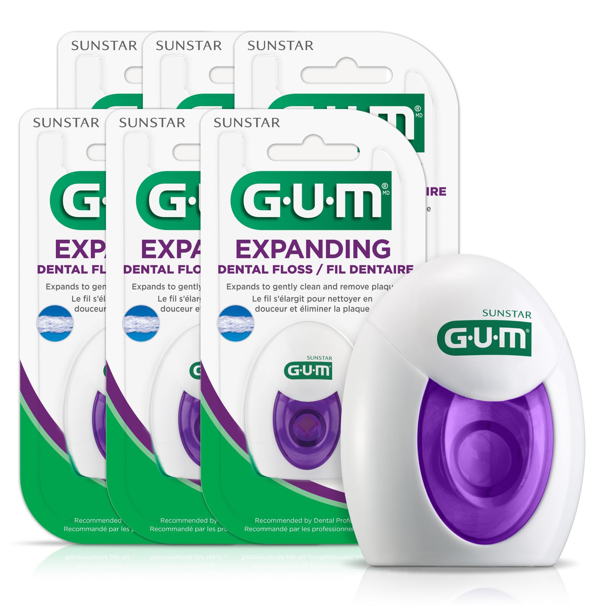 Foto 1 | Hilo Dental, Goma De Mascar, Tejido Encerado, Sin Sabor, Paquete De 6 - Venta Internacional.
