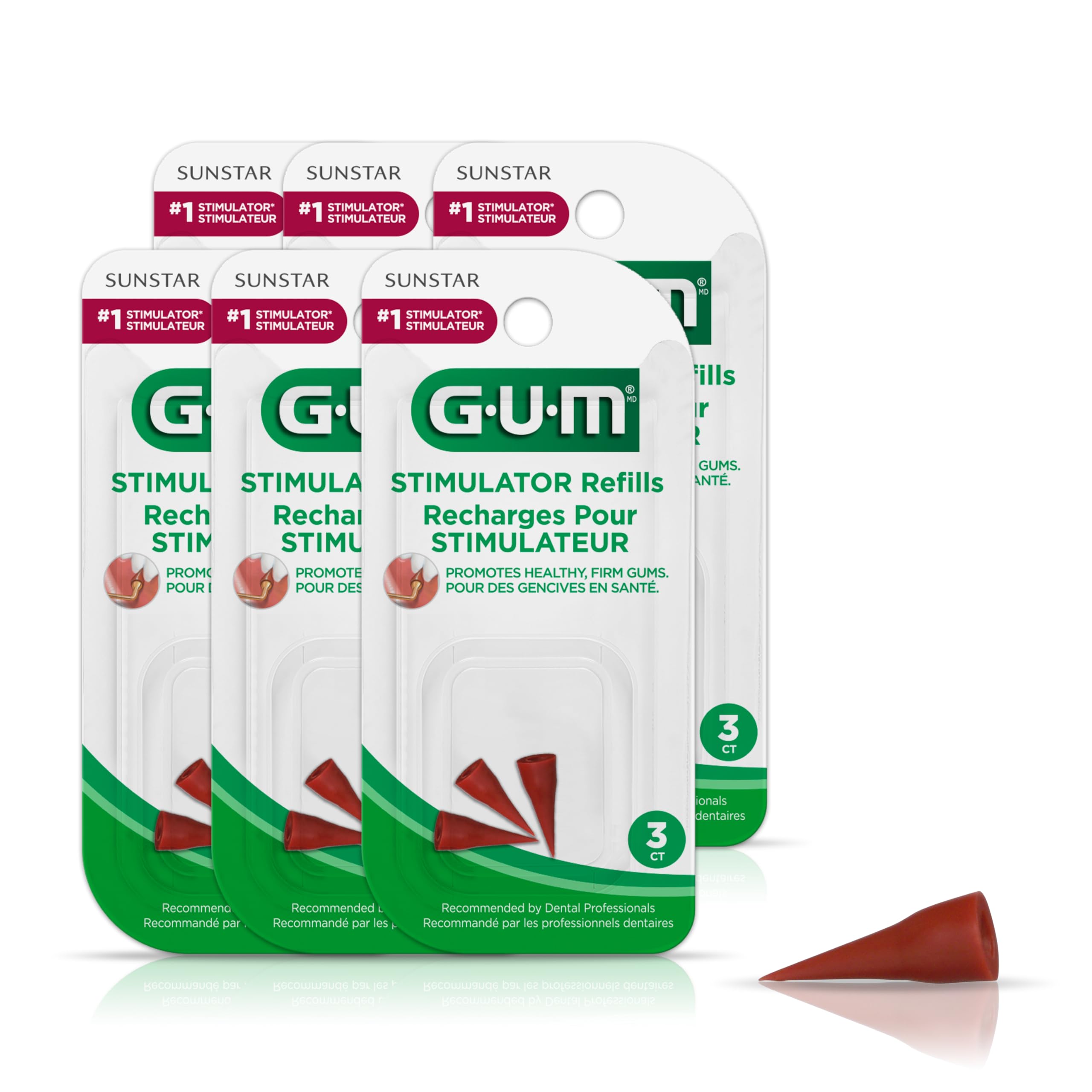 Foto 1 | El Estimulador Gum Rellena 3 Puntas De Goma Para Un Agarre Permanente - Venta Internacional.