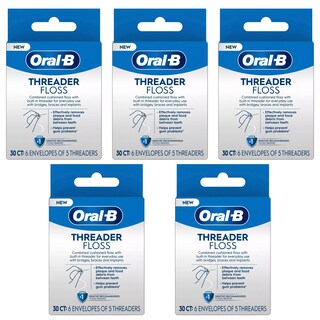 Foto 1 | Enhebradores Floss Oral-b Threader 30 Para Aparatos Ortopédicos, Puentes, Impl - Venta Internacional.