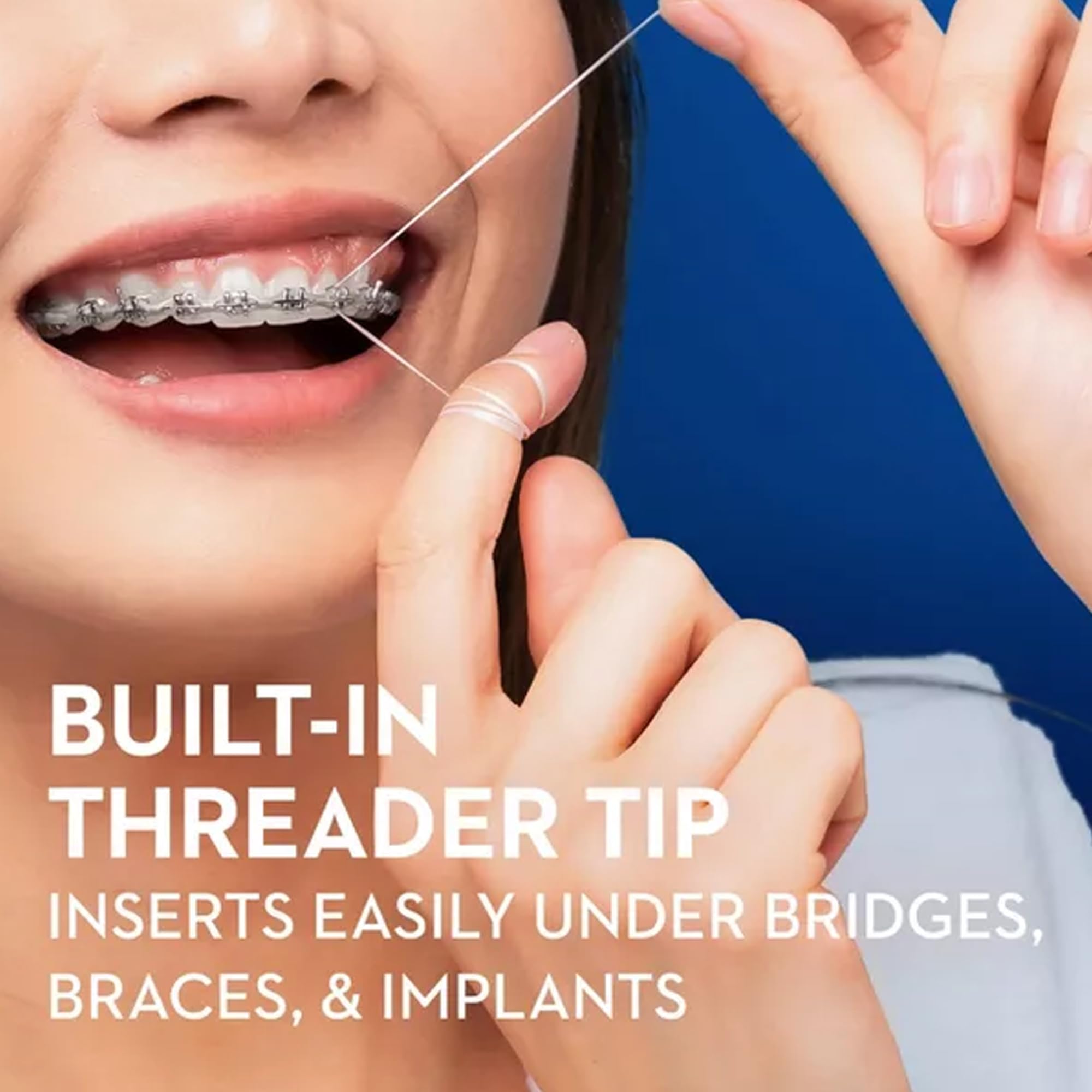 Foto 8 pulgar | Enhebradores Floss Oral-b Threader 30 Para Aparatos Ortopédicos, Puentes, Impl - Venta Internacional.