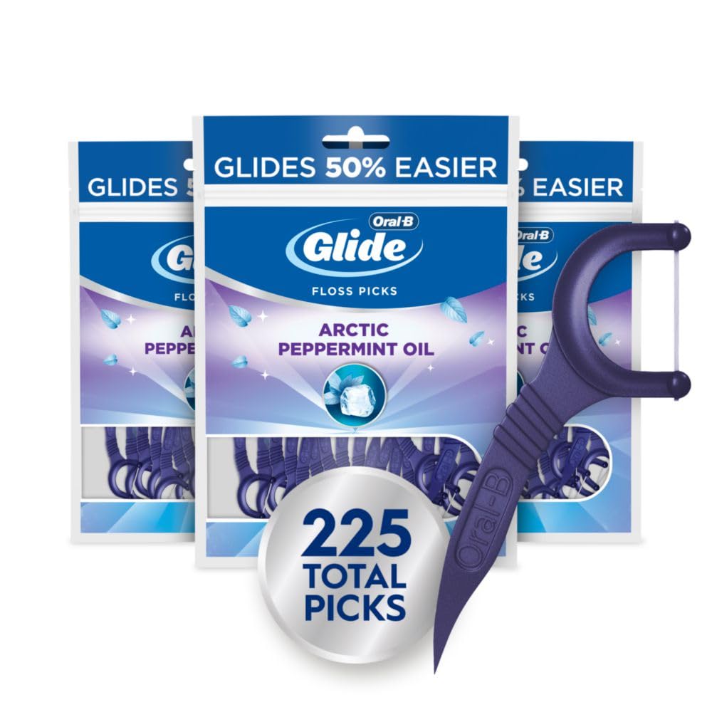 Foto 2 pulgar | Palillos de Hilo Dental Oral-b Glide Peppermint 75 Unidades X3 - Venta Internacional
