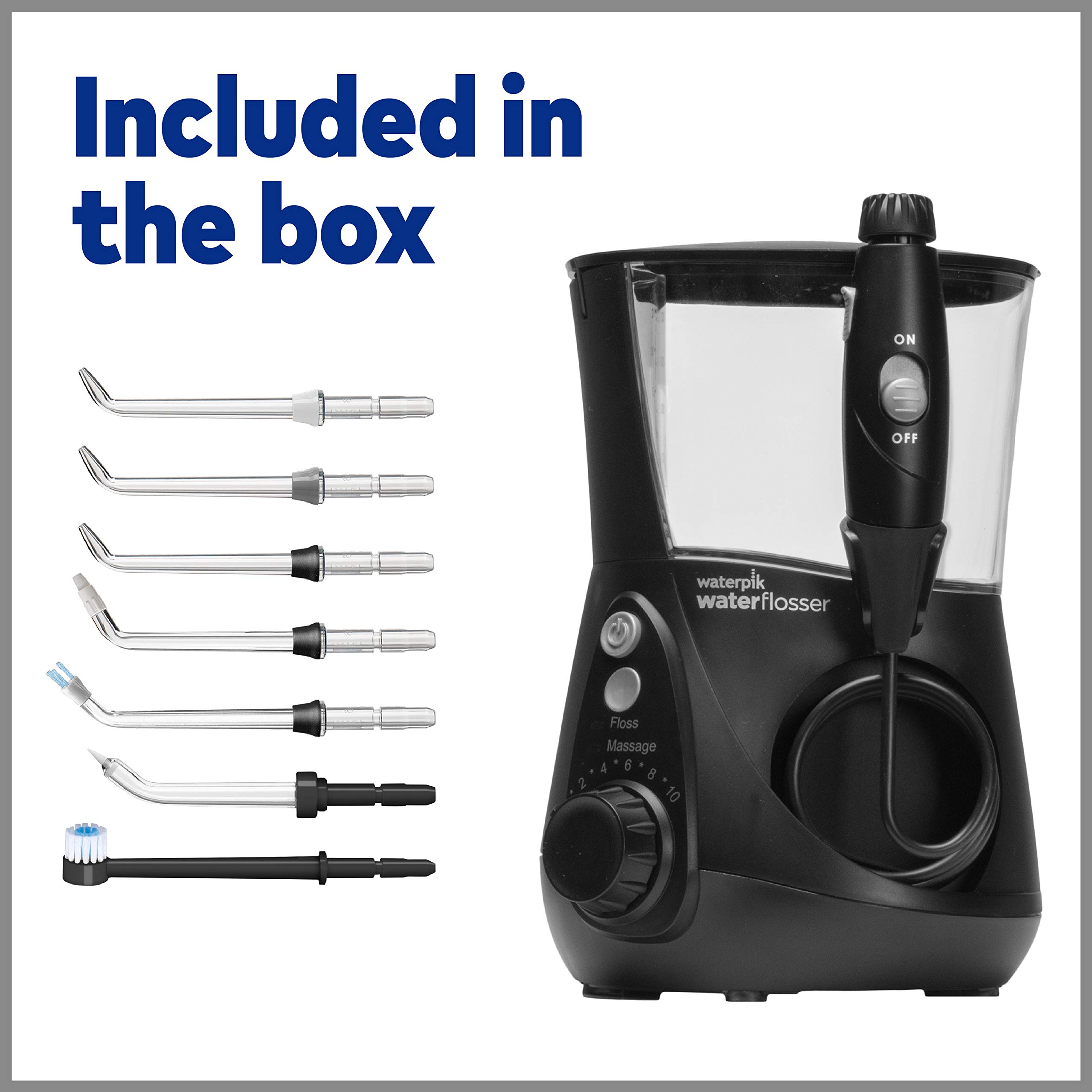 Foto 6 pulgar | Hilo Dental Waterpik Aquarius Professional Black Wp-662 - Venta Internacional.