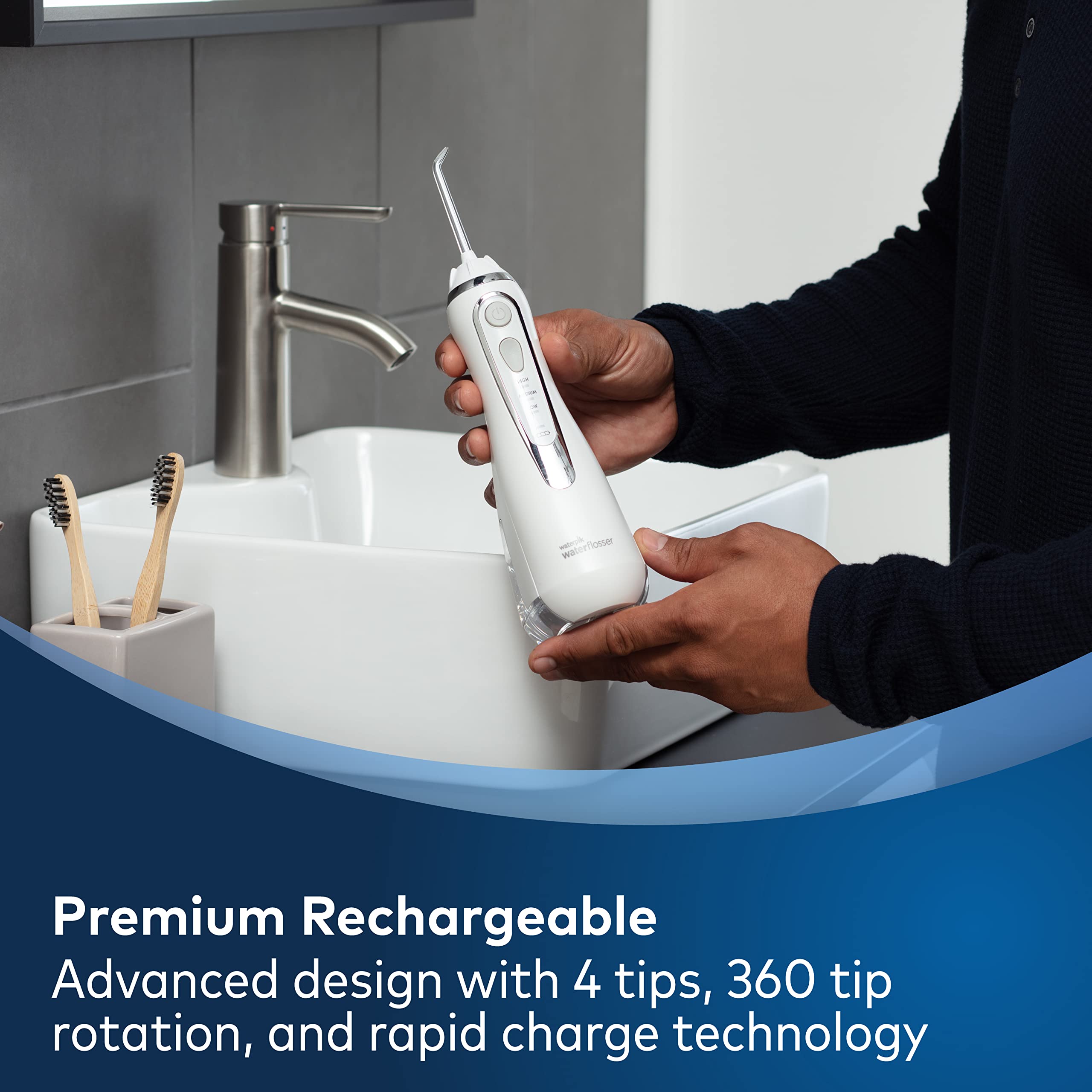 Foto 3 | Cuidado Dental Avanzado Inalámbrico Water Flosser Waterpik - Venta Internacional.