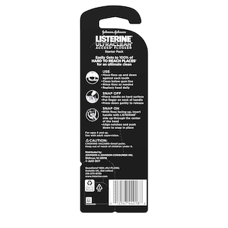 Foto 4 | Flosser Listerine Ultraclean Access Snap-on Con 28 Recambios - Venta Internacional.