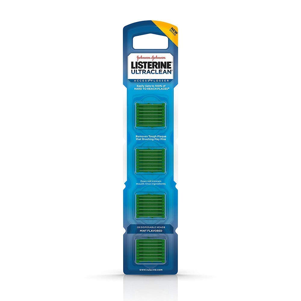 Foto 6 pulgar | Flosser Listerine Ultraclean Access Snap-on Con 28 Recambios - Venta Internacional.