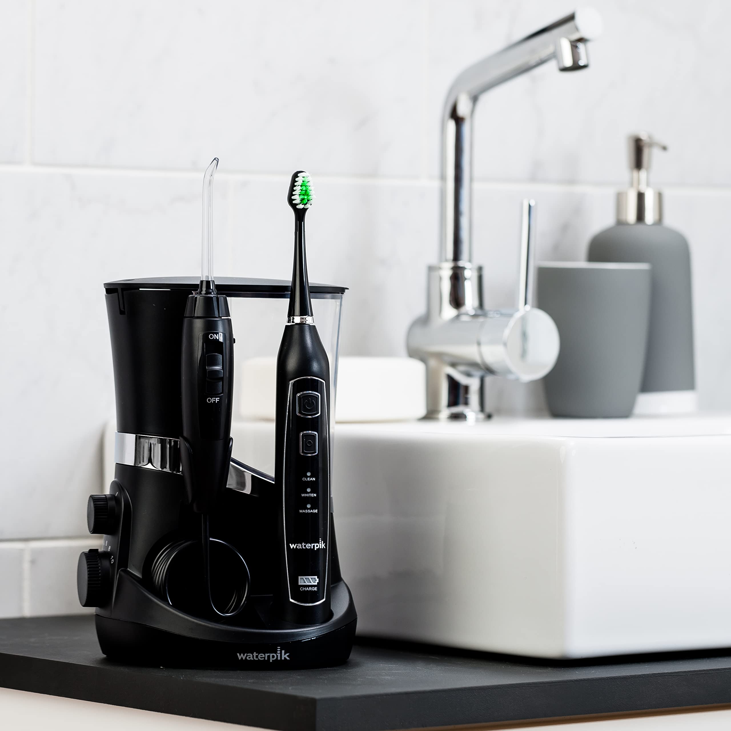 Foto 5 pulgar | Cepillo De Dientes Eléctrico Water Flosser + Sonic Waterpik Wp-862 - Venta Internacional.