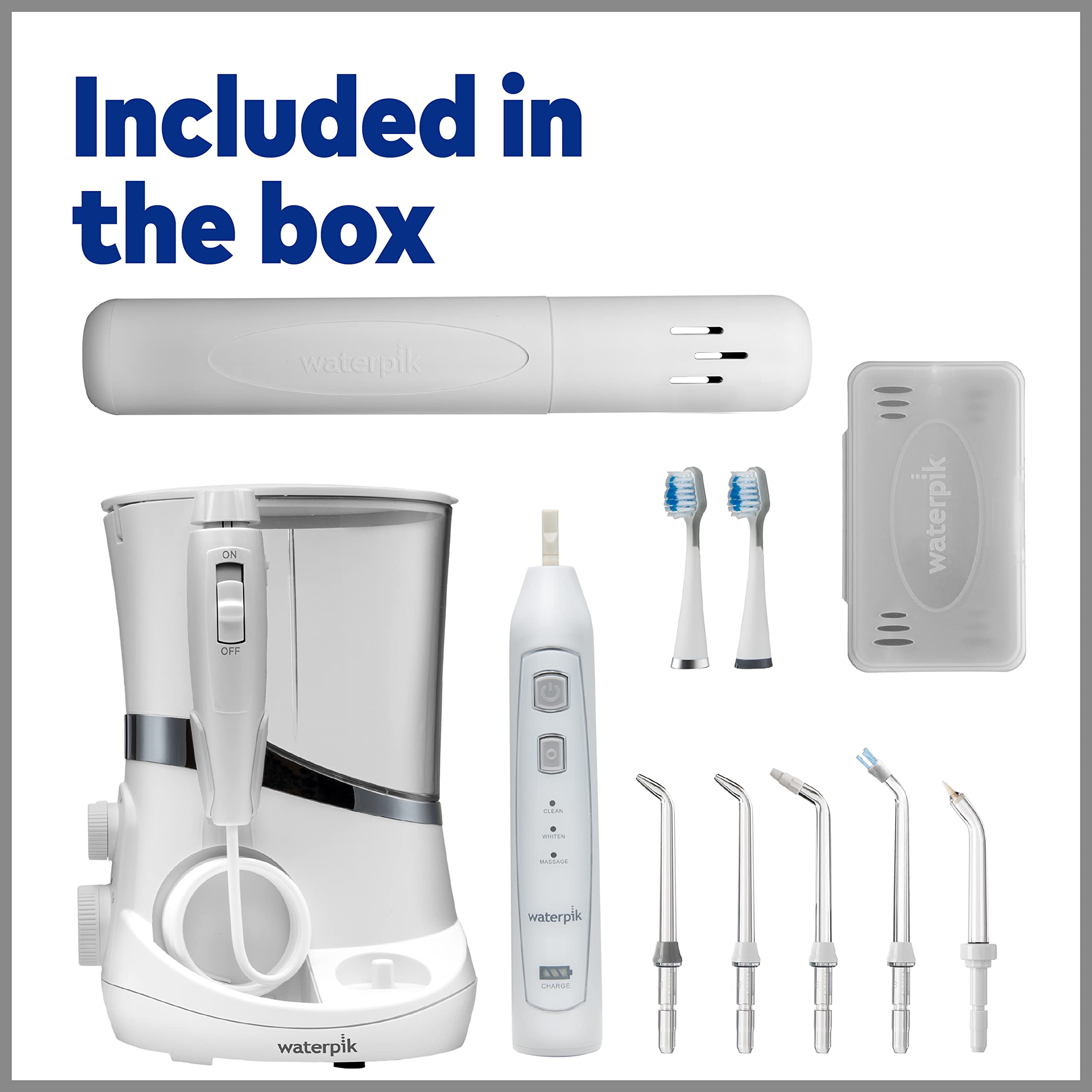 Foto 5 | Cepillo De Dientes Eléctrico Water Flosser + Sonic Waterpik Wp-861 - Venta Internacional.