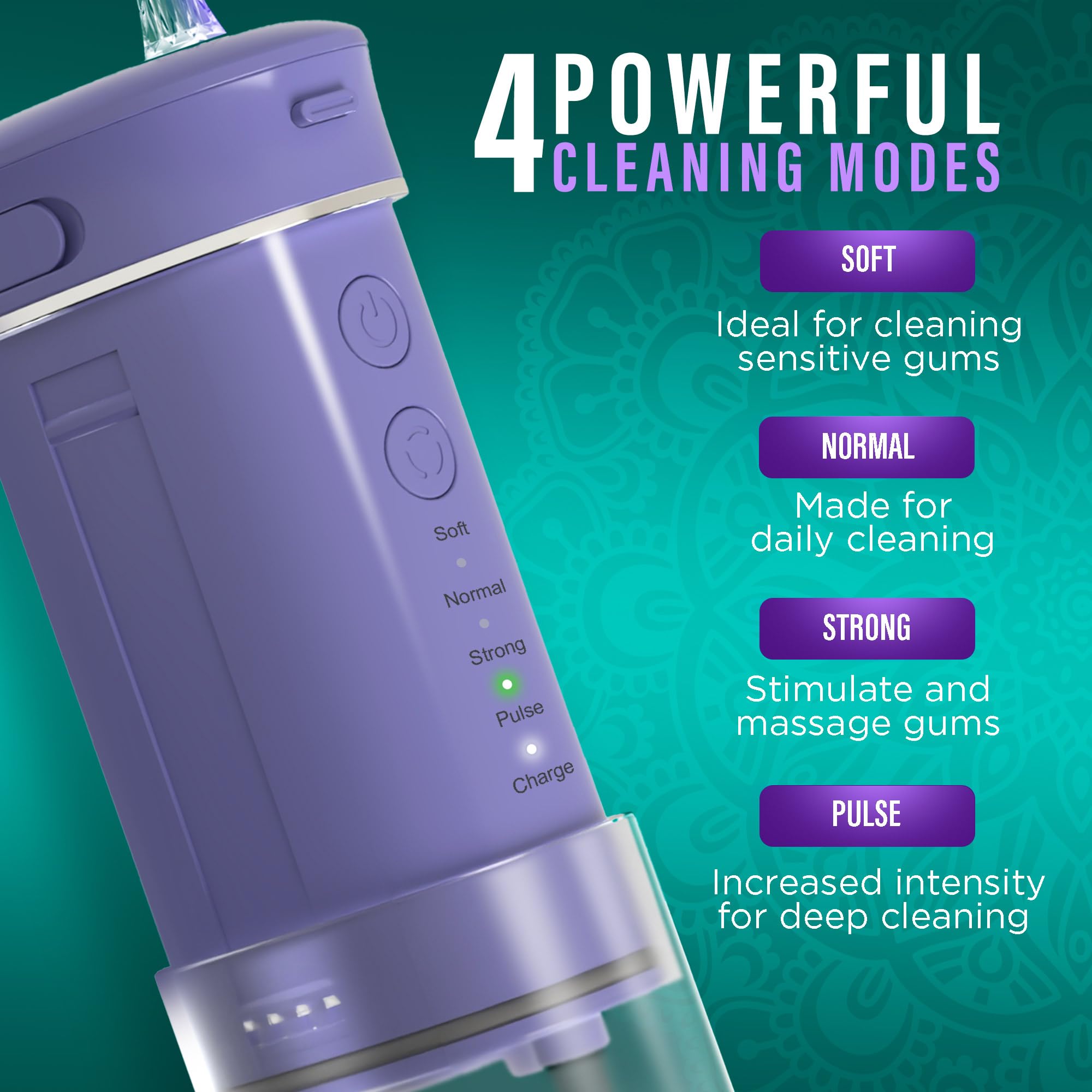 Foto 5 pulgar | Hilo Dental Con Agua Gurunanda  Tanque Compacto Y Portátil De 180 Ml - Venta Internacional.
