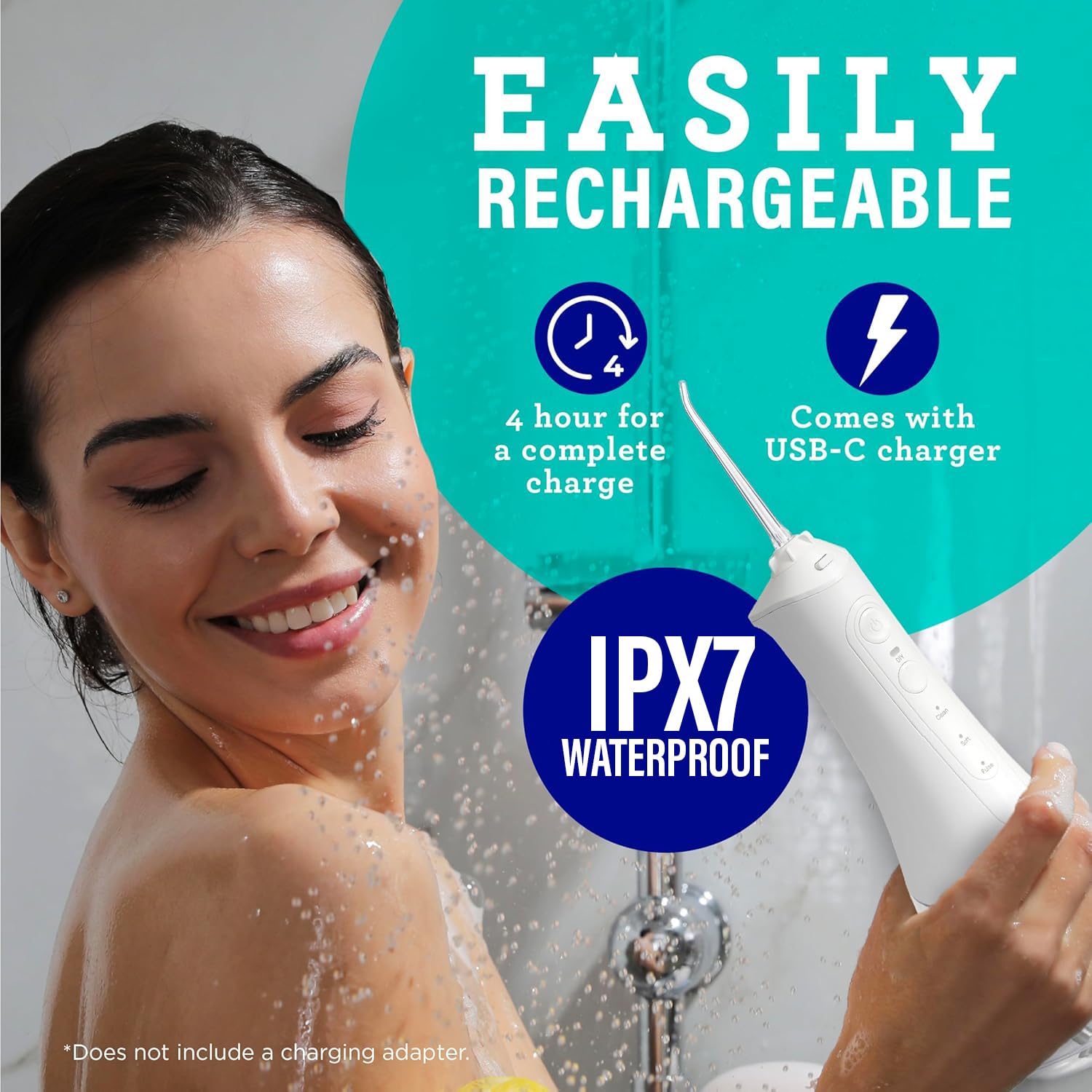 Foto 7 pulgar | Hilo Dental Con Agua Gurunanda 2.0 Xl  Tanque De 380 Ml  4 Modos - Venta Internacional.