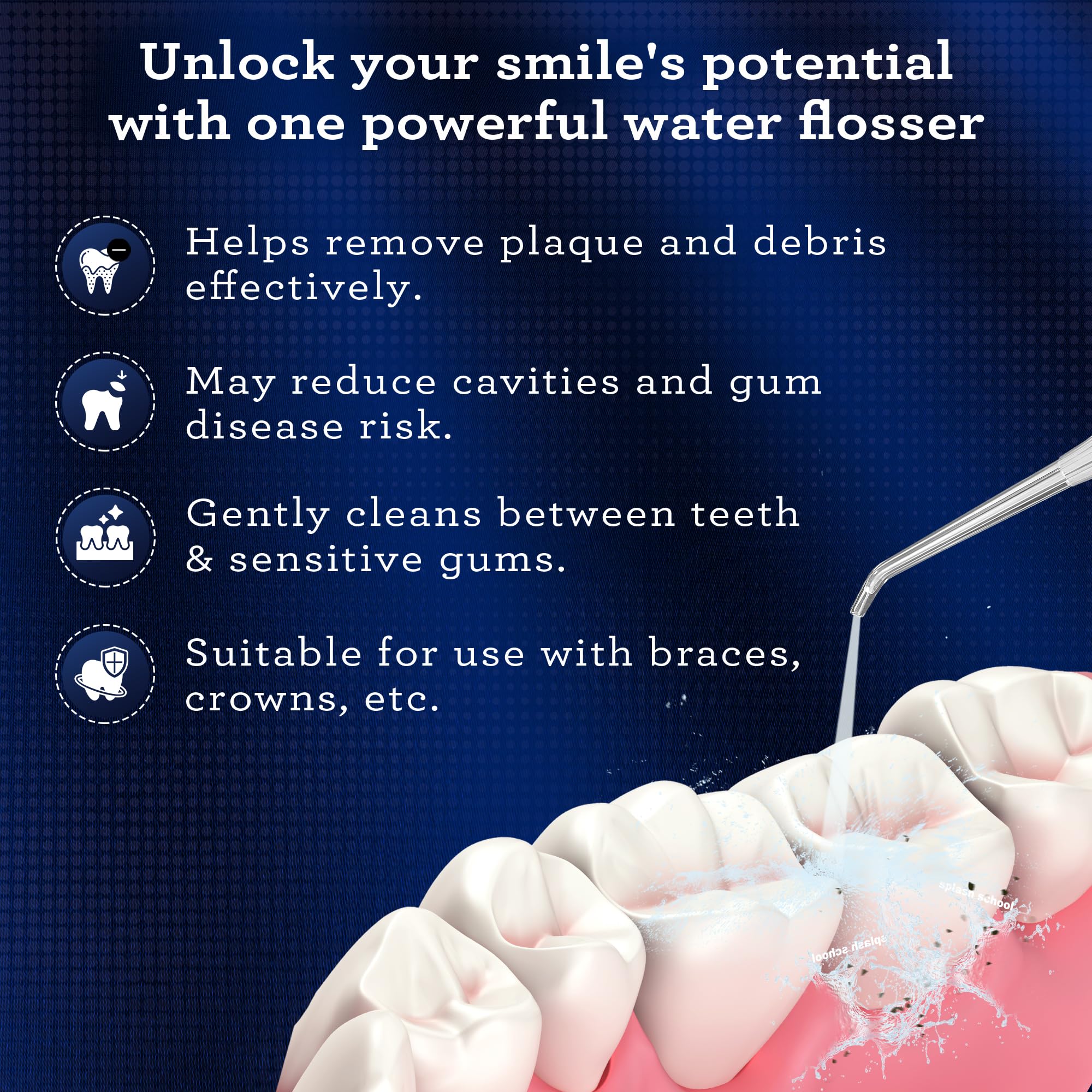 Foto 4 | Hilo Dental Gurunanda Advanced 2.0  300 Ml  3 Modos - Venta Internacional.