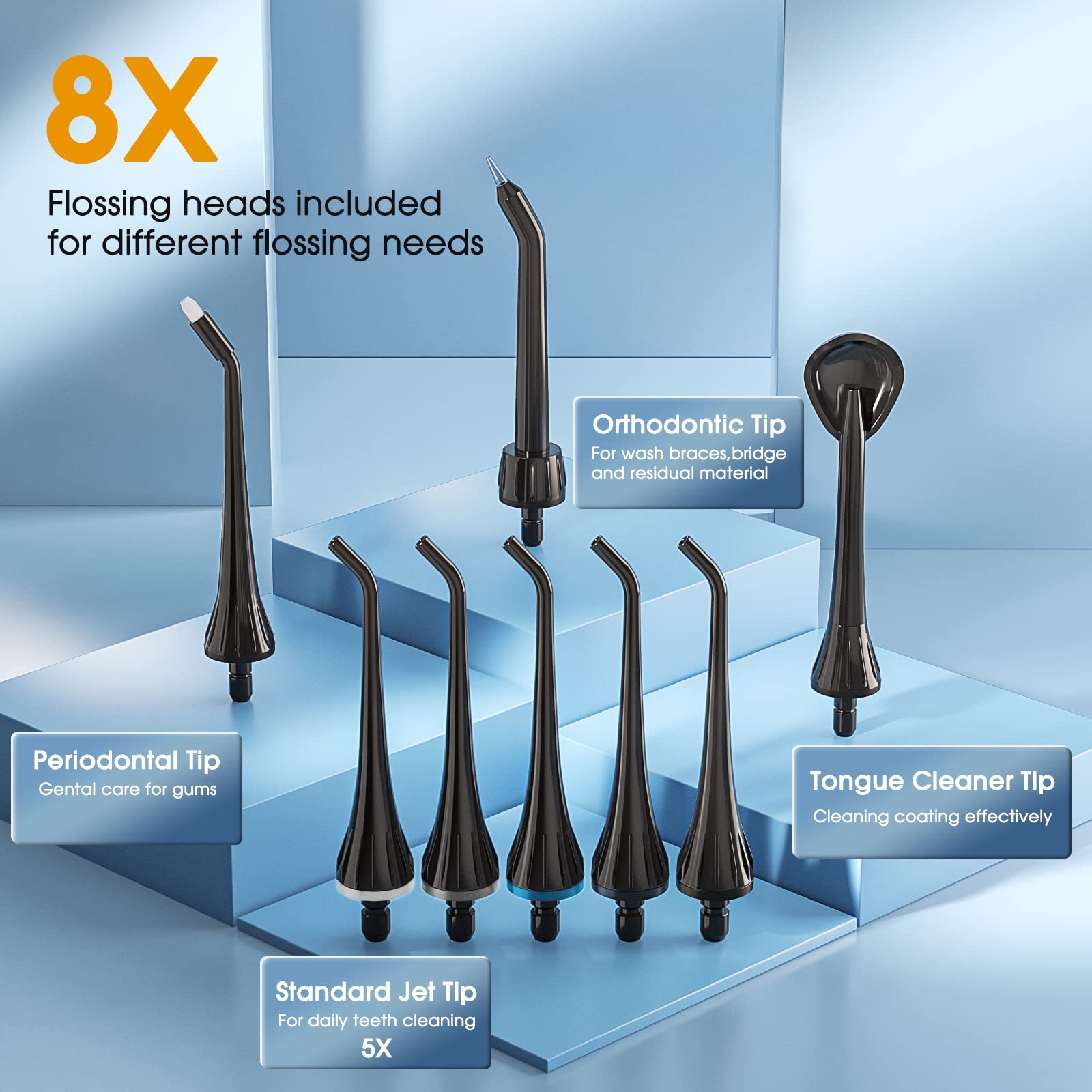 Foto 5 | Flosser Hangsun Hoc460  Inalámbrico  Recargable  300 Ml - Venta Internacional