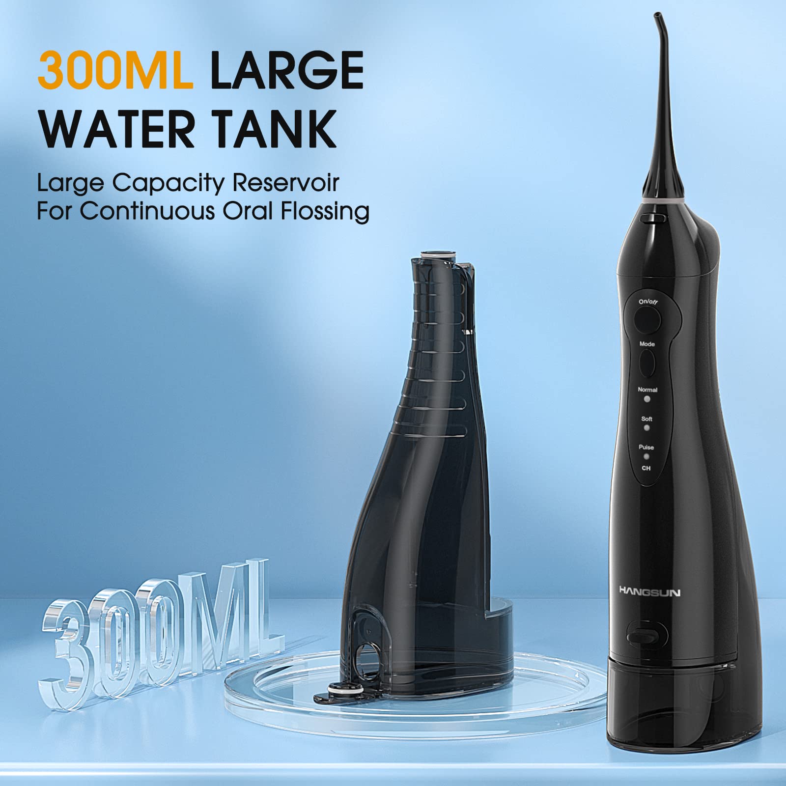 Foto 6 | Flosser Hangsun Hoc460  Inalámbrico  Recargable  300 Ml - Venta Internacional