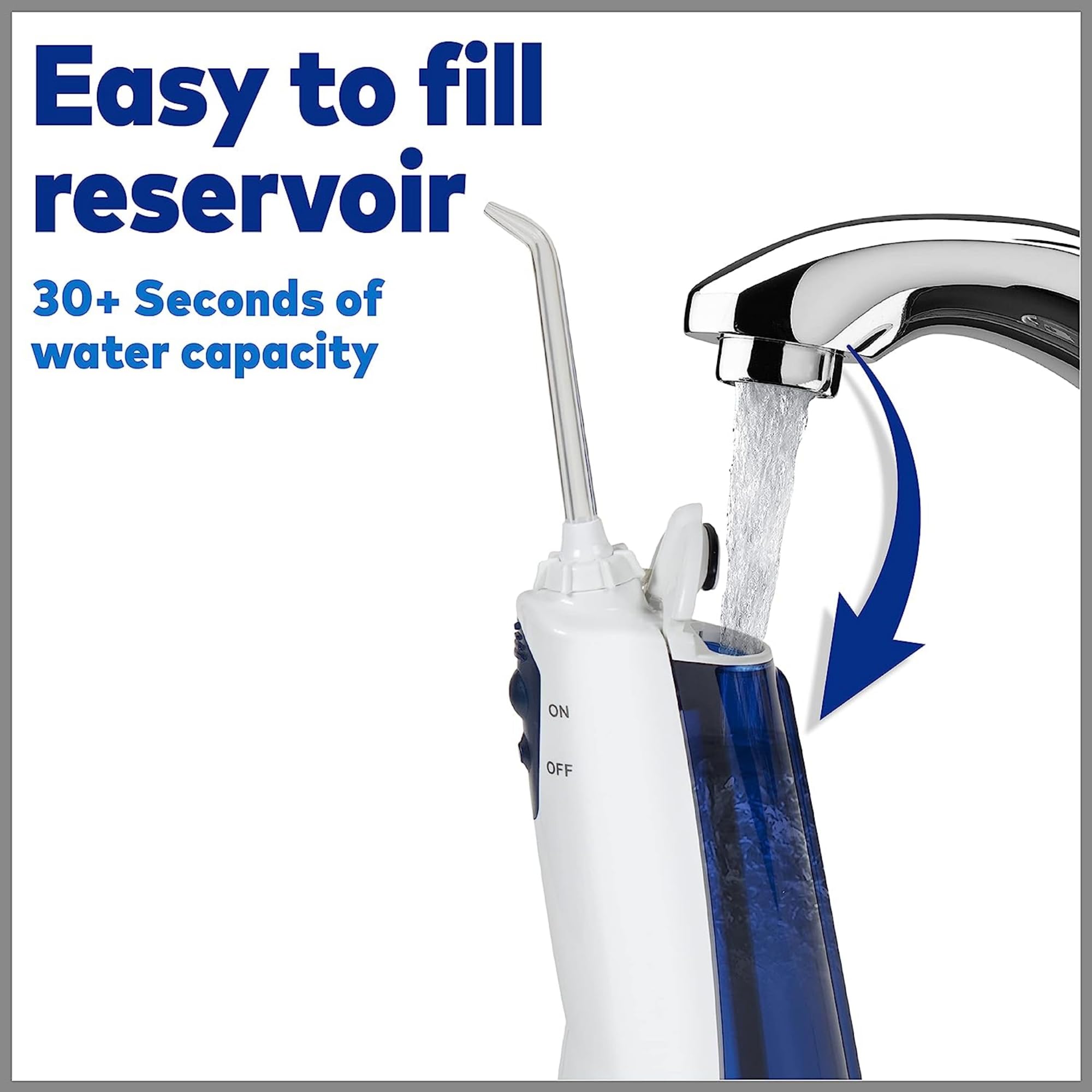 Foto 7 pulgar | Water Flosser Waterpik Cordless Wp-360 Con Depósito De 150 Ml - Venta Internacional.