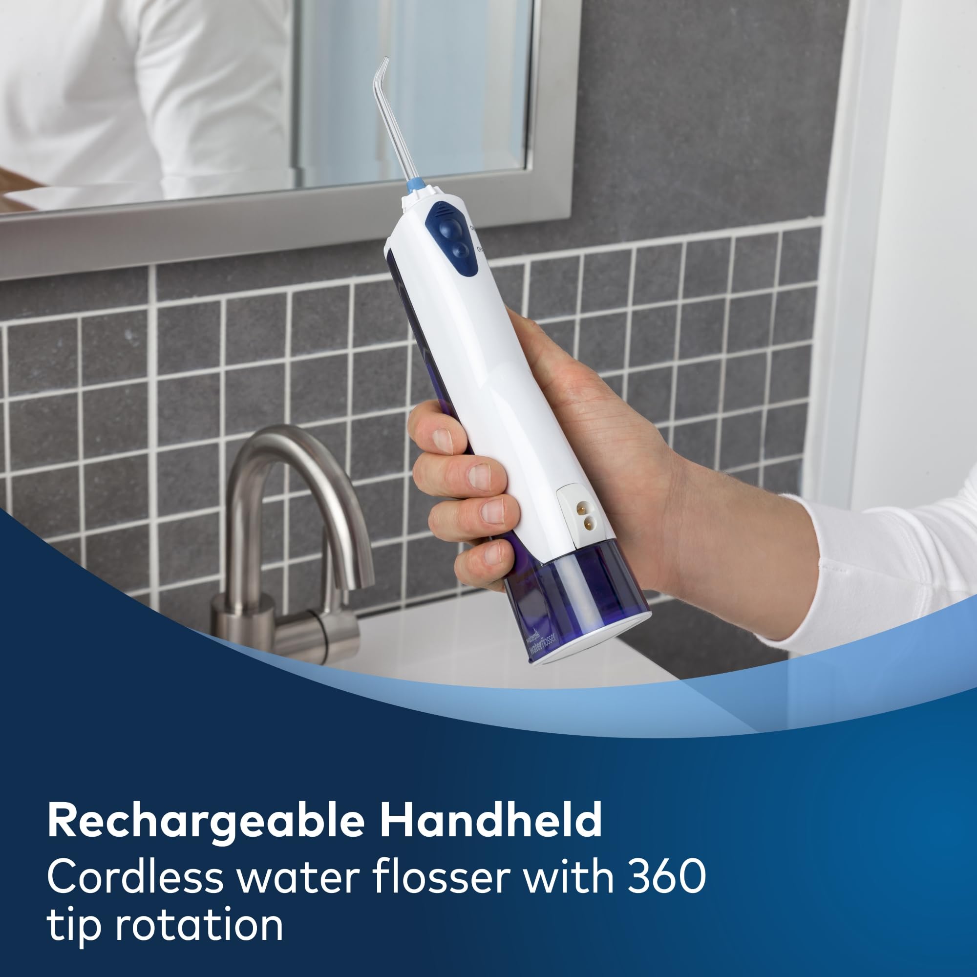 Foto 8 pulgar | Water Flosser Waterpik Cordless Wp-360 Con Depósito De 150 Ml - Venta Internacional.