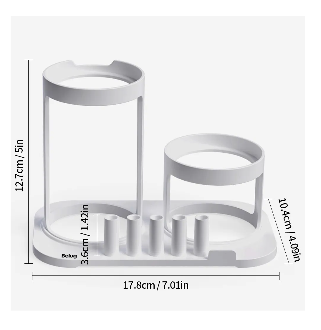 Foto 5 pulgar | Soporte Para Irrigador Bucal De Dientes Organizador De Pieza Color Blanco