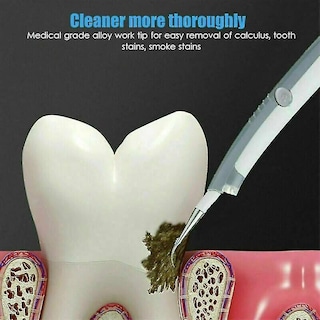 Foto 4 | Limpiador De Dientes Eléctrico Ultrasónico Con Hilo Dental Eliminador De Sarro Dental - Venta Internacional.