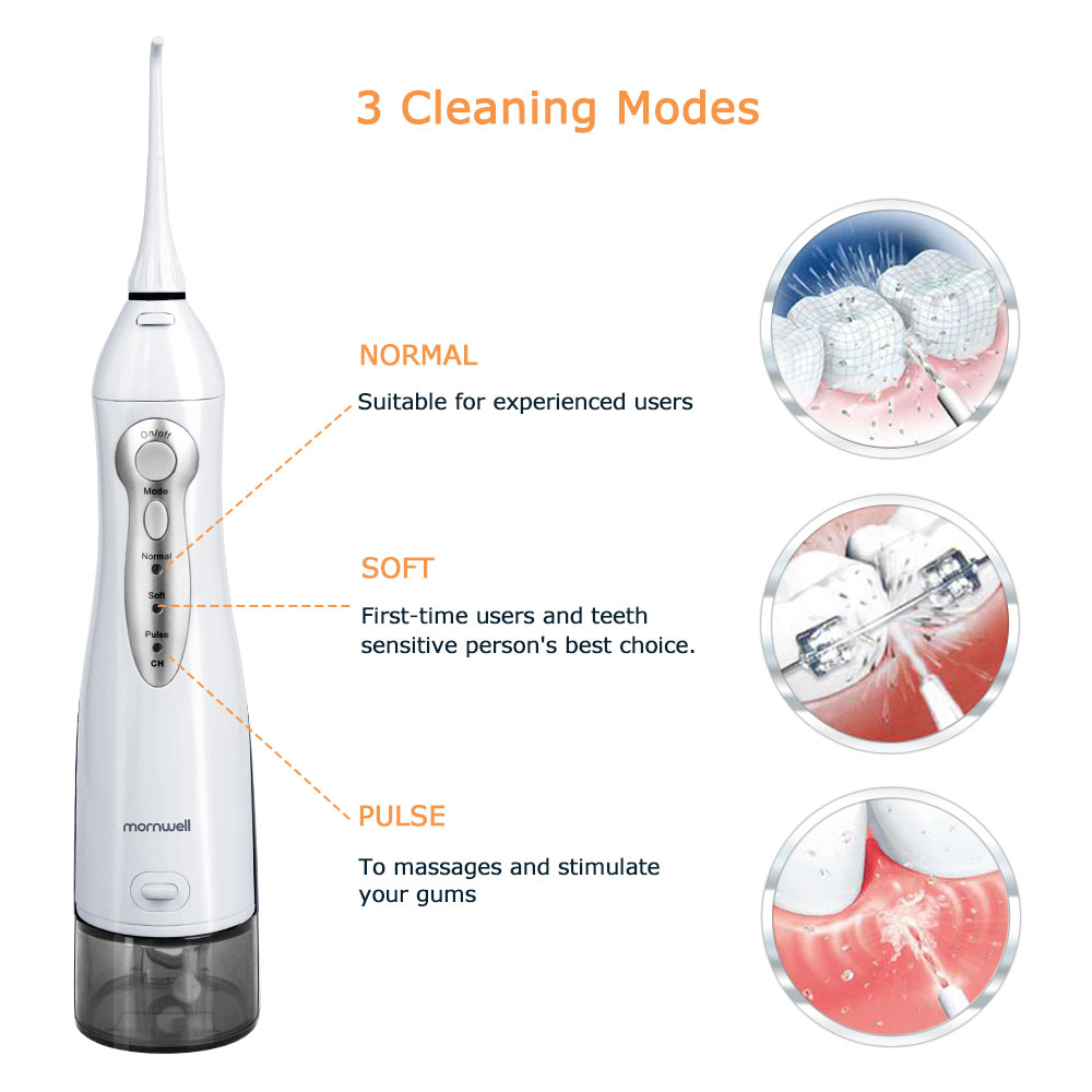 Foto 3 pulgar | Irrigador Dental Mornwell D52  Recargable Por Usb  300 Ml  Resistente Al Agua - Venta Internacional.