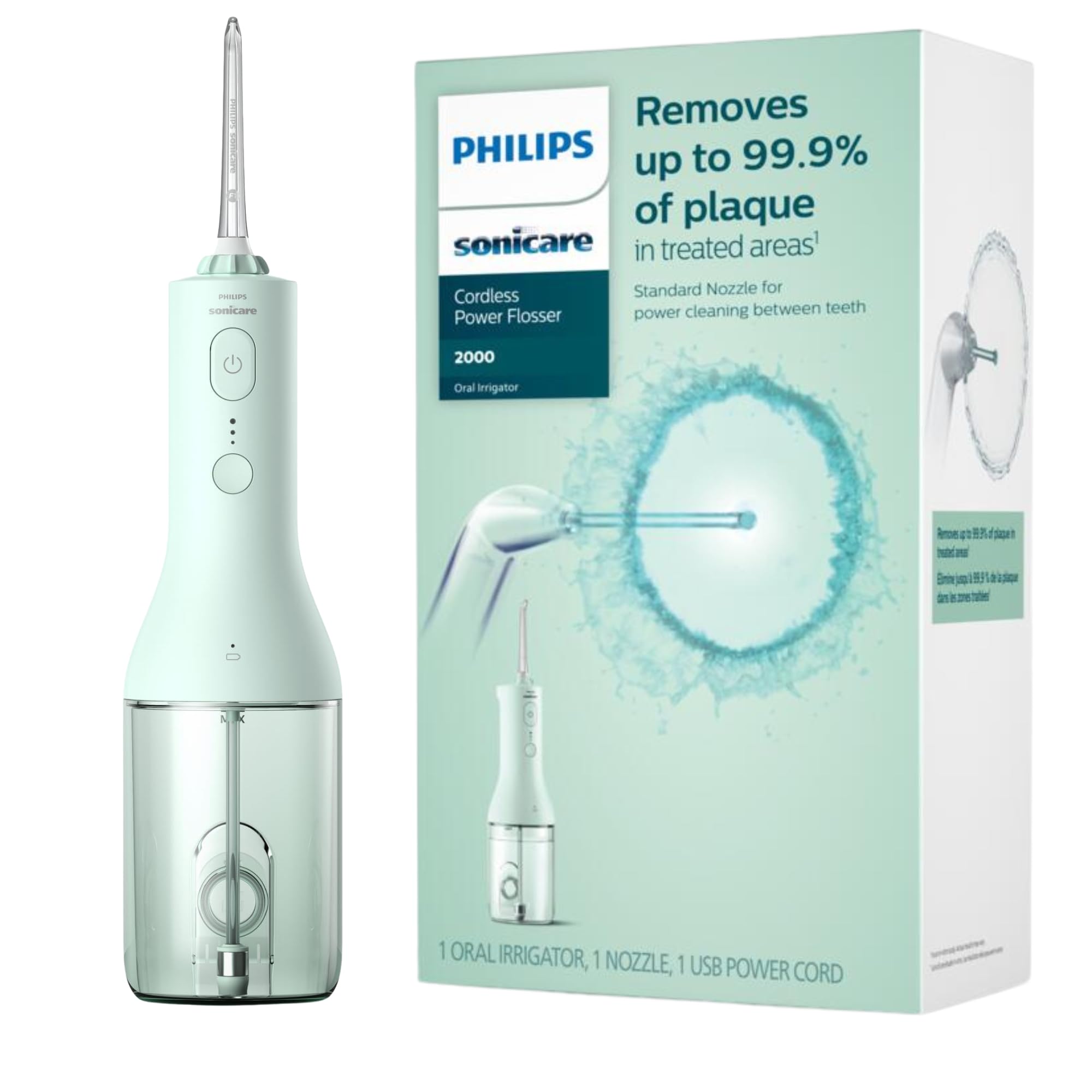 Foto 2 pulgar | Hilo Dental Philips Sonicare Inalámbrico Power 2000 Con 3 Intensidades - Venta Internacional.