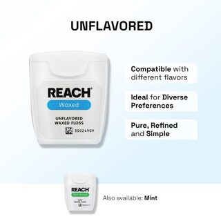 Foto 7 | Hilo Dental Reach Encerado Sin Sabor Paquete De 3 105 M Sin Pfas - Venta Internacional.