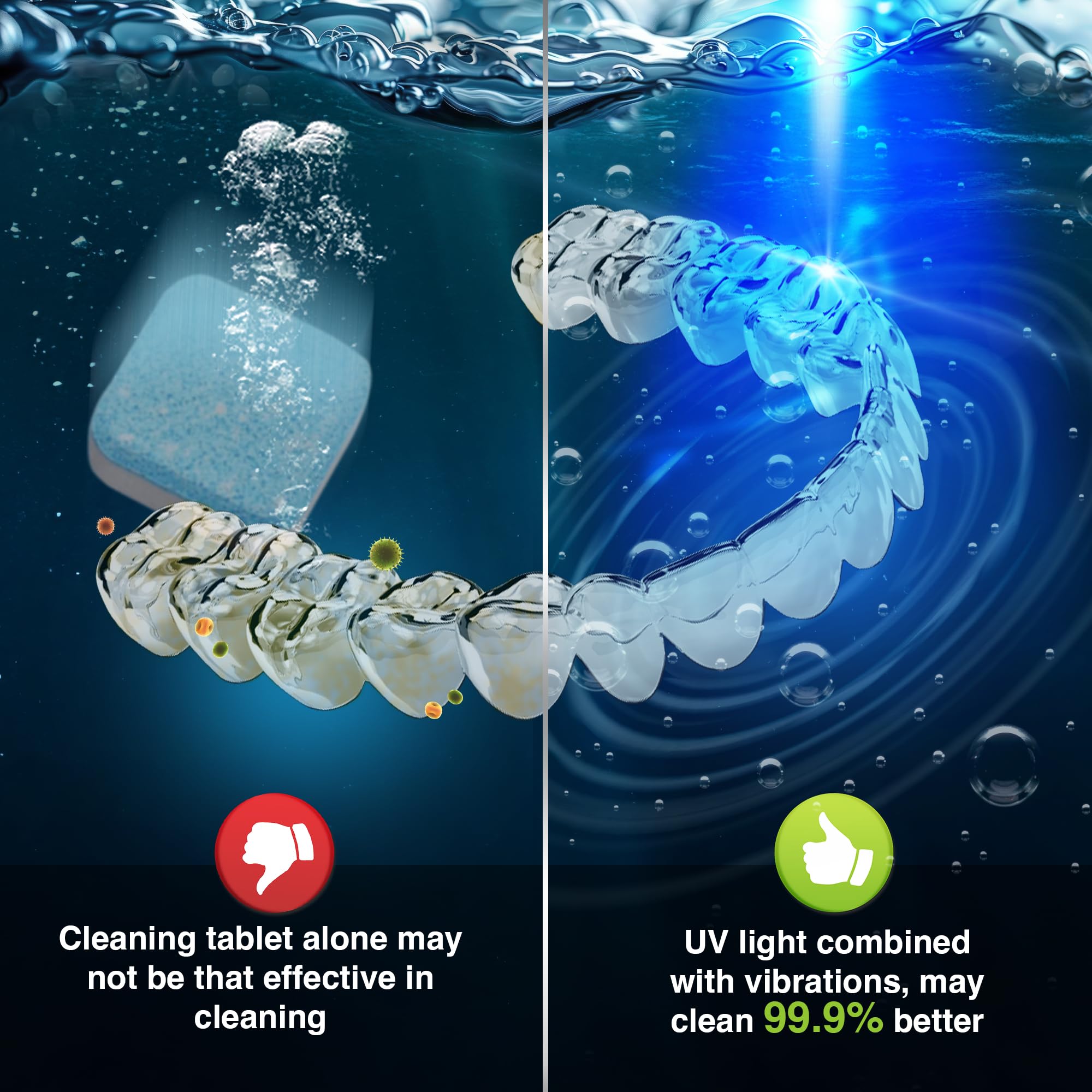 Foto 5 pulgar | Cápsula Limpiadora Gurunanda Retainer & Aligner 190 Ml  3 Modos - Venta Internacional.