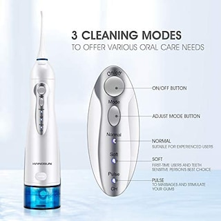 Foto 3 | Water Flosser Hangsun Hoc700 Depósito Inalámbrico Recargable De 300 Ml - Venta Internacional.