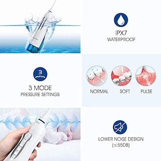 Foto 4 | Water Flosser Hangsun Hoc700 Depósito Inalámbrico Recargable De 300 Ml - Venta Internacional.