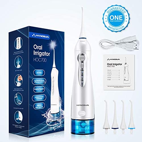Foto 8 pulgar | Water Flosser Hangsun Hoc700  Depósito Inalámbrico Recargable De 300 Ml - Venta Internacional.