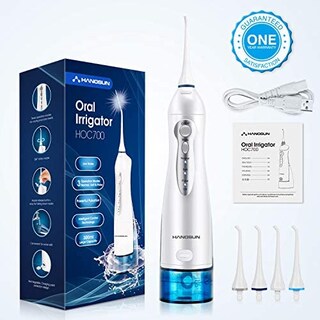 Foto 7 | Water Flosser Hangsun Hoc700 Depósito Inalámbrico Recargable De 300 Ml - Venta Internacional.