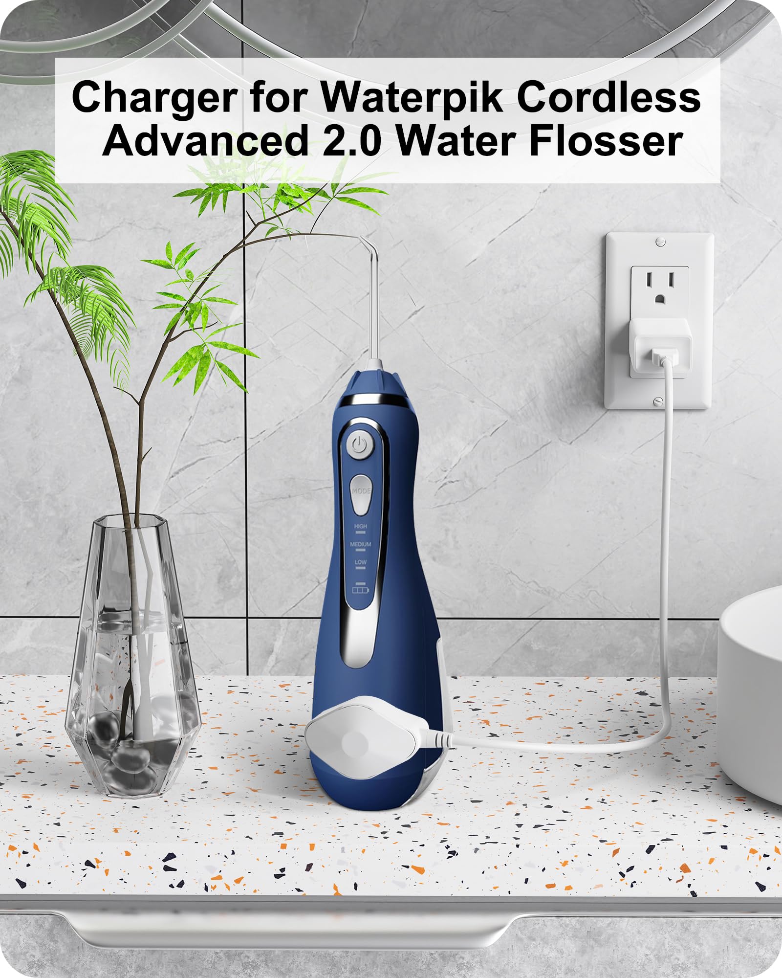 Foto 2 | Cargador Vhbw Para Waterpik Water Flosser Wp-580 - Venta Internacional.