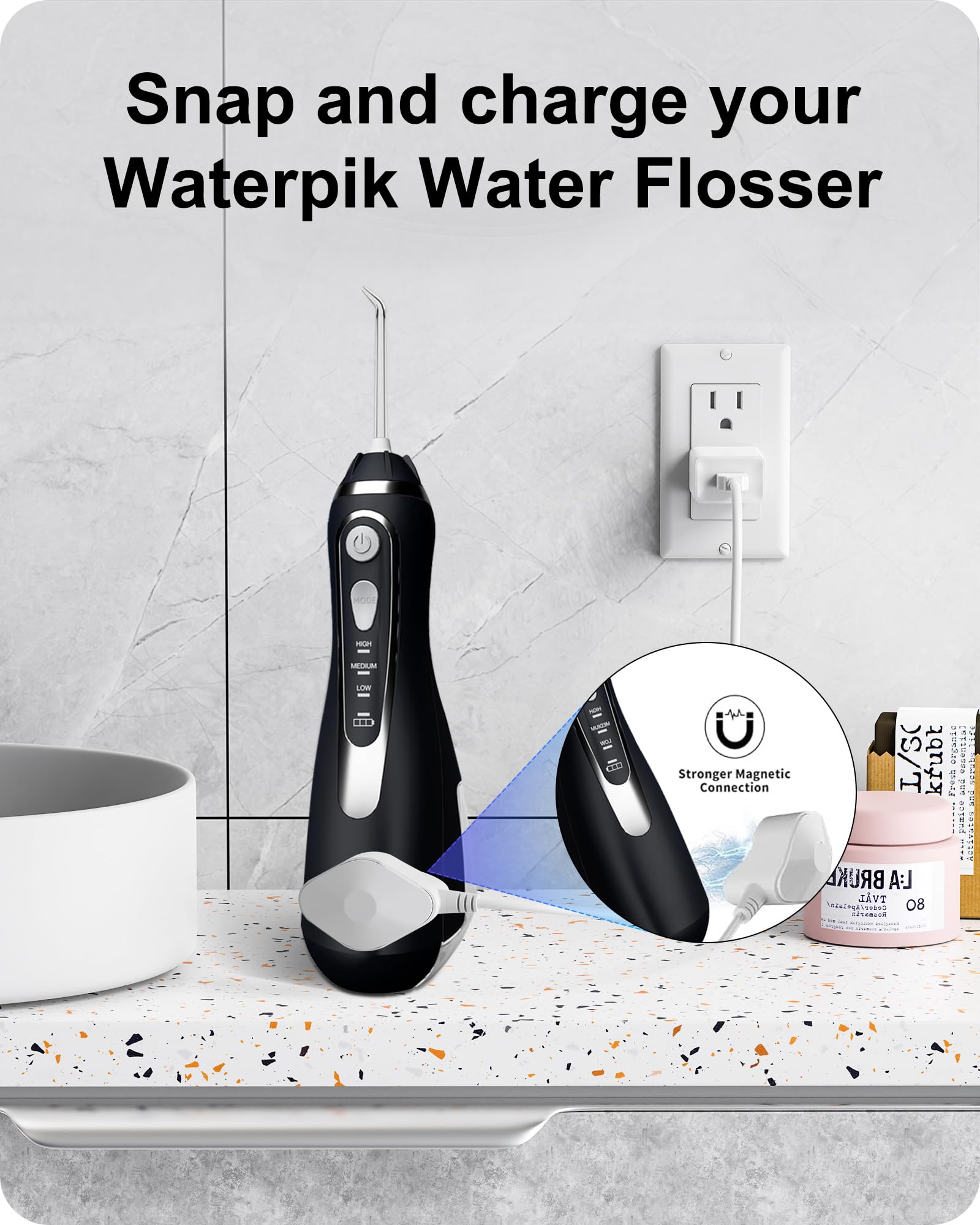 Foto 6 pulgar | Cargador Vhbw Para Waterpik Water Flosser Wp-580 - Venta Internacional.