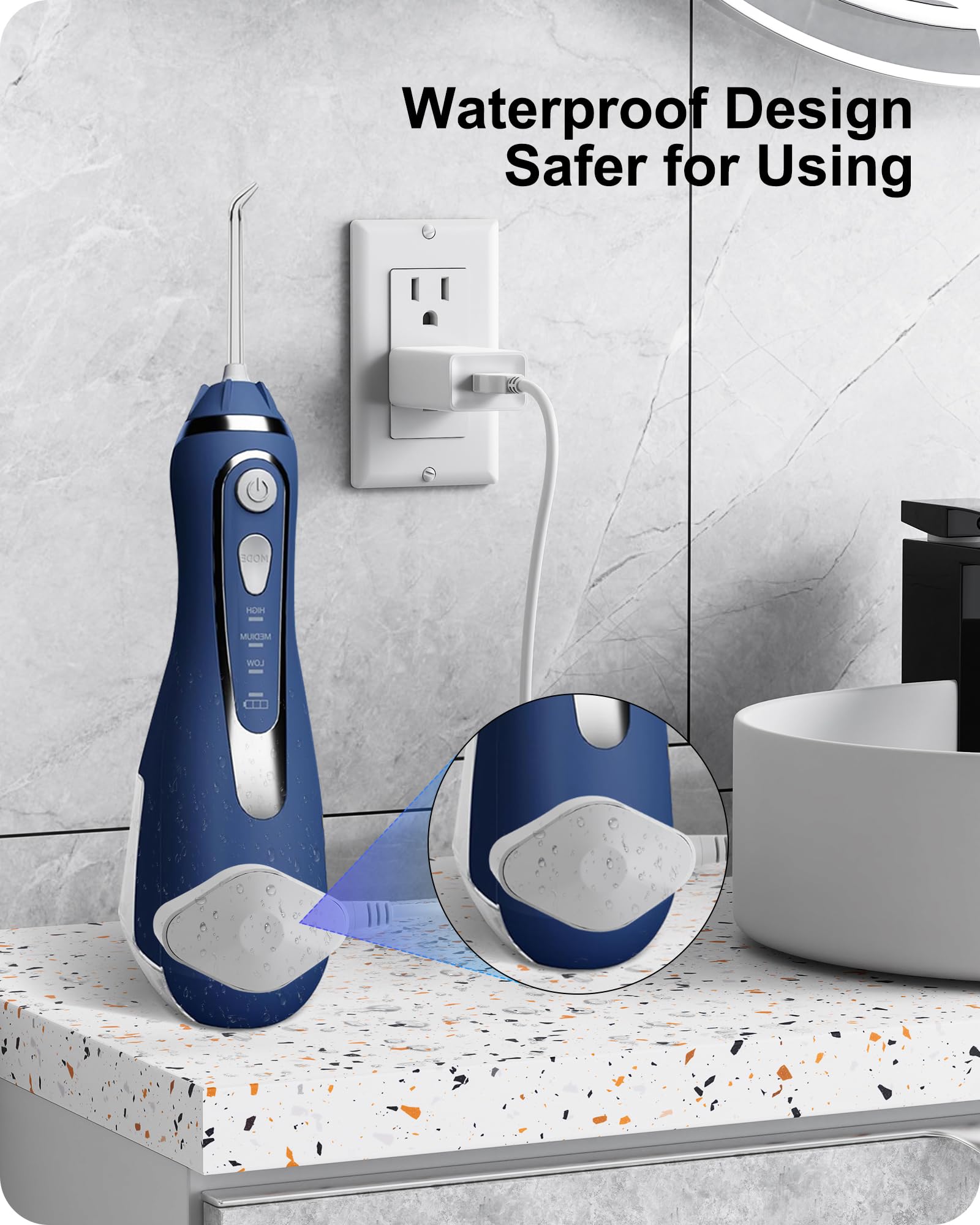 Foto 6 | Cargador Vhbw Para Waterpik Water Flosser Wp-580 - Venta Internacional.
