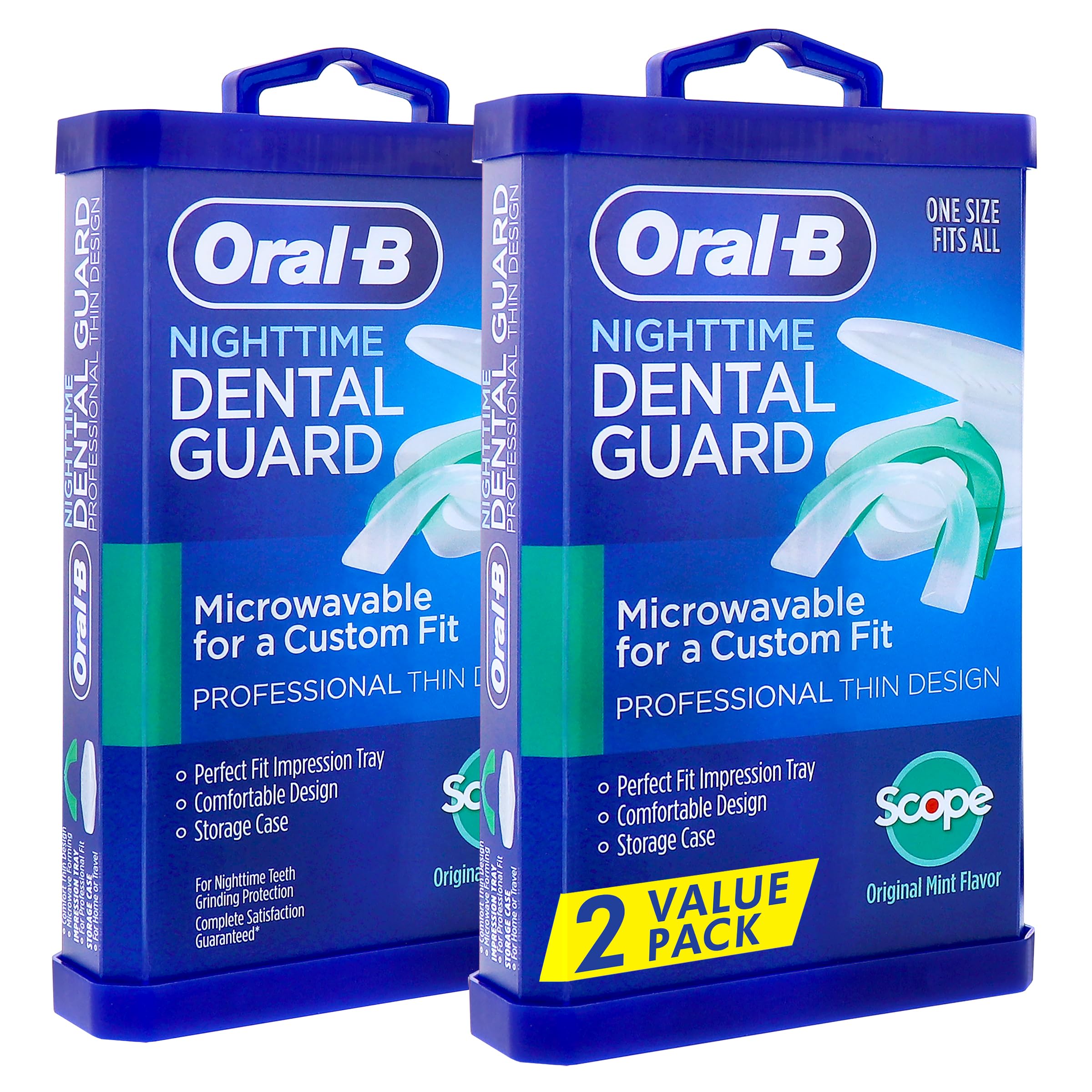 Foto 2 pulgar | Protector Dental Oral-b Nighttime De Menos De 3 Minutos, Paquete De 2 - Venta Internacional.